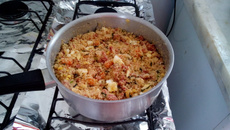 Farofa colorida do André