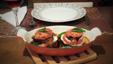 Parmigiana di melanzane superiore