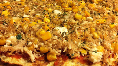 Massa de pizza de couve-flor