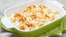 Filé de peixe ao molho branco