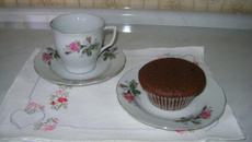 Muffins de chocolate