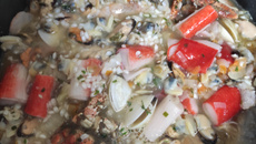 Risoto de marisco