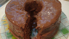 Bolo de chocolate prático