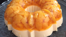 Sobremesa de pêssego facílima