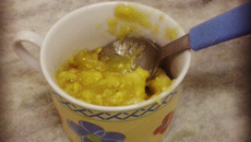 Virado doce de banana