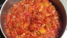 Salsa levemente doce