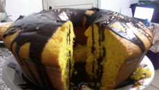 Bolo de cenoura com maionese