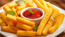 Polenta frita na airfryer