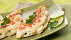 Filé de linguado ao forno
