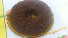 Pudim de leite em pó com chocolate da Terezinha