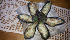 Berinjelas recheadas da mamãe