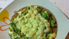 Pizza de frigideira light