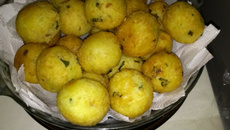 Bolinho de bacalhau simples e gostoso