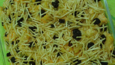 Salada fria (macarrão parafuso)
