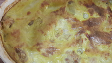 Frango com requeijão e milho