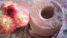 Bolo de farinha de trigo fofinho