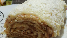 Quitute de goiaba (bolo de rolo)