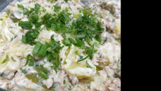 Salada de batata com atum