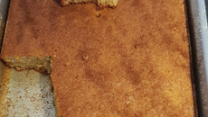 Bolo fácil de banana