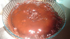 Bolo de chocolate gelado