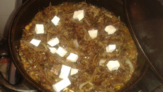 Baião de dois com carne seca