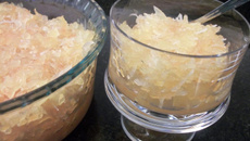 Doce de mamão verde ralado