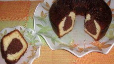 Bolo mármore com iogurte