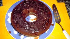 Bolo de chocolate com café