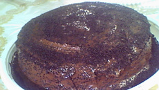 Bolo gelado de chocolate