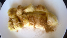 A banana flambada da BuBu