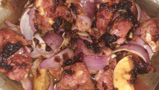 Costelinha ao molho de açúcar mascavo