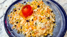 Salada tropical refrescante