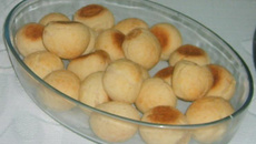 Pão de queijo saboroso