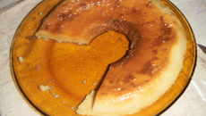 Pudim de leite em pó no micro-ondas