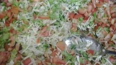 Salada de Rúcula e Manga