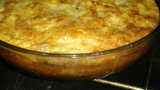 Torta de banana prática