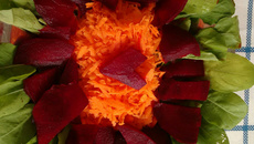 Salada de beterraba com cenoura