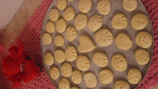 Sequilhos de coco Natalino