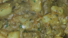 Carne ao curry deliciosa