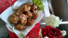 Bolinho de milho flocão com carne (Petisco)