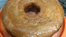 Glacê de açucar confeiteiro para o bolo de laranja