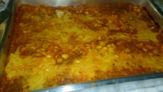 Torta de carne com legumes fácil