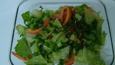 Salada com Zahtar