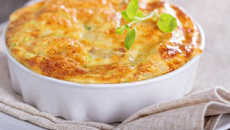 Suflê de chuchu delicioso