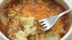 Pizza de caneca/micro-ondas