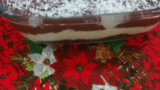 Pavê de coco com chocolate