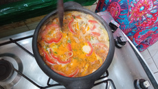 Moqueca de camarão