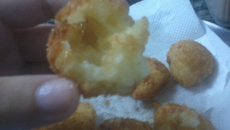 Bolinho frito de tapioca