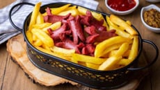 Petisco de calabresa sequinha na airfryer