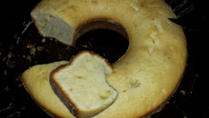 Bolo simples sabor limão